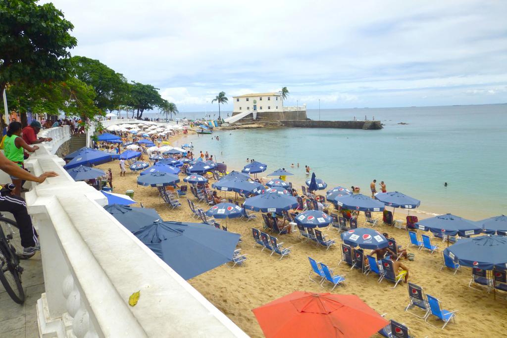 Apartment 610, Vista Mar E Farol Da Barra Salvador Exterior foto
